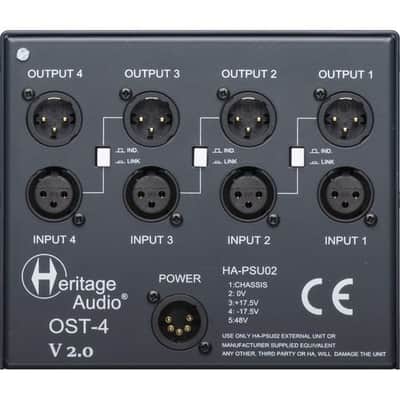 Heritage Audio HAOST4v2 4-Slot 500 Series Chassis image 5