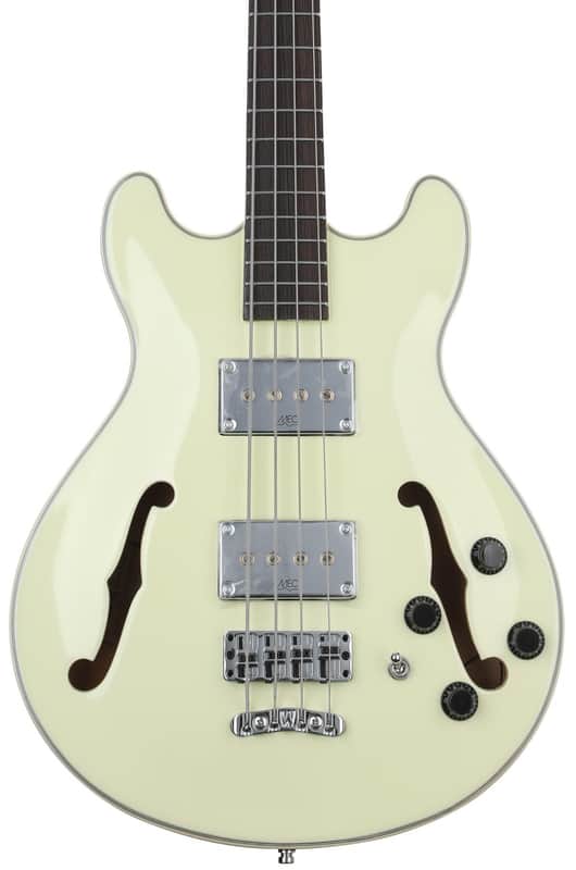Warwick RockBass Star Bass 4-string Hollowbody Electric Bass - Solid Crème White