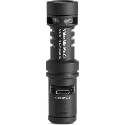Rode VideoMic Me-C+ USB Microphone with Rode WS9 Gray Windshield image 3