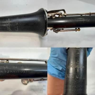Larilee wood oboe with case. USA. Good but needs fixing up. image 14