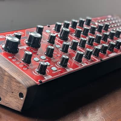 Solid Black Walnut Side Panels for Behringer Neutron (Fits Model D, Pro-1, WASP, Cat, etc)