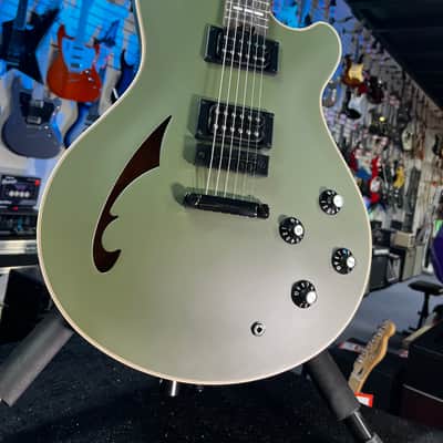 EVH SA-126 Special Semi-hollowbody Electric Guitar - Matte Army Drab FREE PLEK! 090 image 4