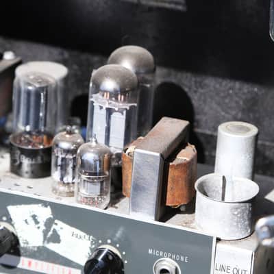 Austen Hooks Projector Amp, Rare- Vintage Filmosound 6V6 Tube Amplifier & Anvil Case, Blake Mills! image 5