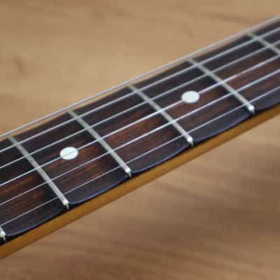 1983 Squier (by Fender Japan) "JV Series" SST-36 Scalloped Stratocaster (Vintage White) image 8