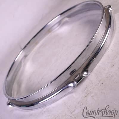 Gibraltar 10"2.3mm 5Lug Tom Drum Batter/Resonant Rim/Hoop Chrome-Steel SC-1205TT image 2