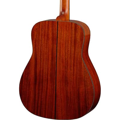Yamaha Dreadnought-Style Acoustic Guitar With Gloss Finish; Made In Japan; Solid Sitka Spruce Top; Solid Mahogany Back And Sides; Hardshell Case image 4