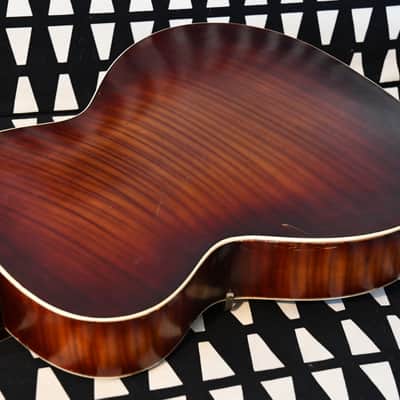✴️ Video Incl. – Restored 16'' Pre-War Schönbach German/Czech Archtop, 1930s – Perfect Playability, Great Condition and Sound image 10