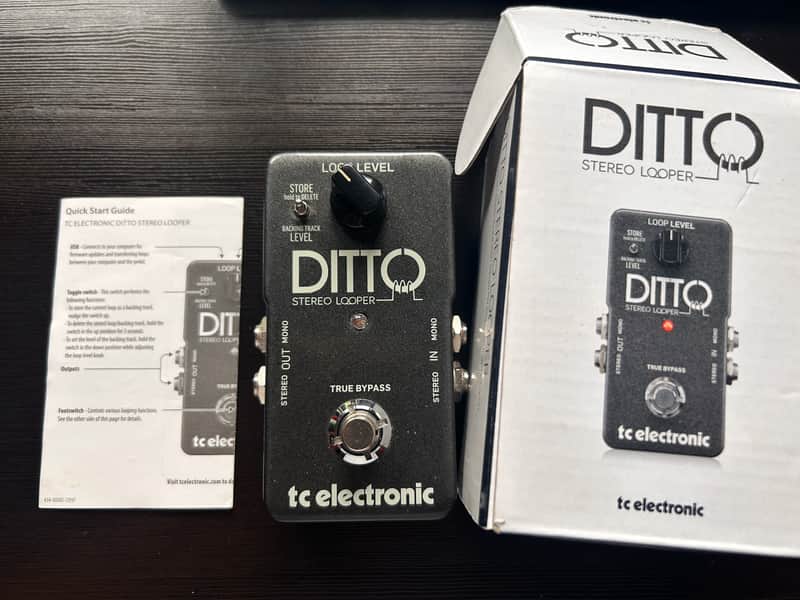 TC Electronic Ditto Stereo Looper 2015 - Present - Black image 1