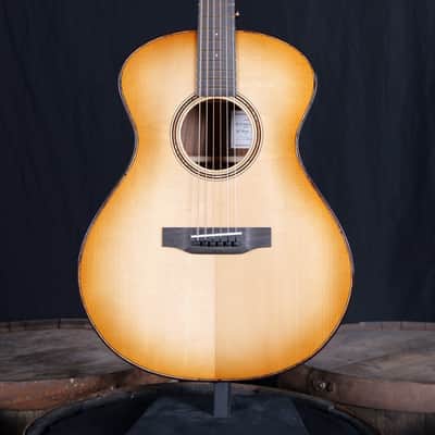 Bedell Revolution Orchestra Adirondack Spruce / Cocobolo - Tanned Leather Burst image 2