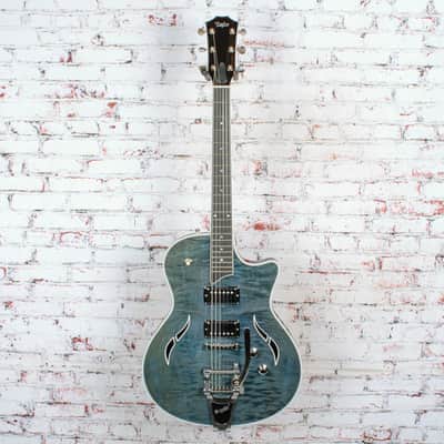 Taylor - T3 Semi-Hollow Body Electric Guitar w/Bigsby, Pacific Blue - w/OHSC - x1800 - USED image 2