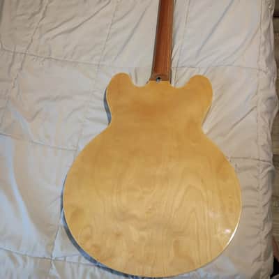 Epiphone Dot Deluxe (Plus Top) 2000 - 2007 Natural HH Hollowbody image 6