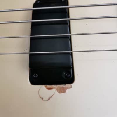 Aria Pro II Sb-Elite I 1984 Pearl White LEFT HANDED image 5