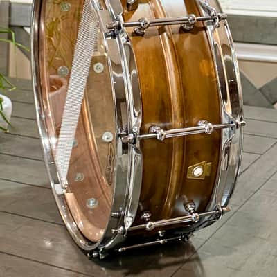 Ludwig Raw Copperphonic 5x14 snare drum - Raw Copper image 6