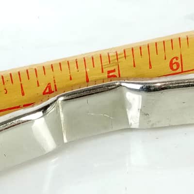 *Ludwig & Ludwig 14" Single-Flange Nickel-Brass Snare Drum Resonant Rim/Hoop NOB image 8