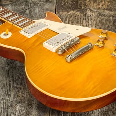 Gibson CUSTOM SHOP LES PAUL STANDARD BURSTDRIVER 2H HT RW #871130 - VOS AMBER ALE image 5