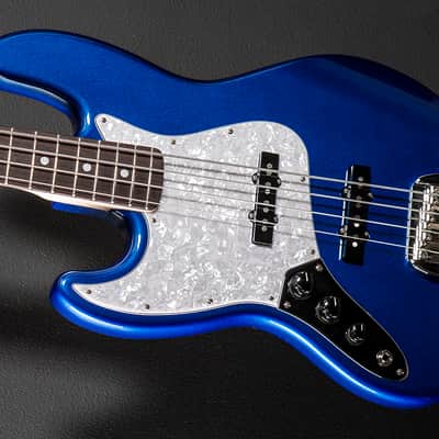 G&L JB Bass Left Hand 2017 Midnight Blue Metallic image 1