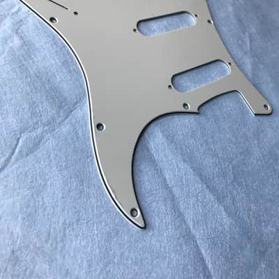 New 3 Ply Mint Green 11 Hole Modern-Style Strat s/s/s Fits Fender Guitar Pickguard image 3