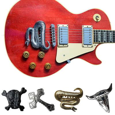 Gibson Tailpiece bridge custom made Snake Chrome image 7