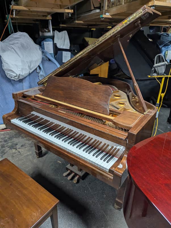 Young Chang Baby Grand Piano - Polish Walnut image 1