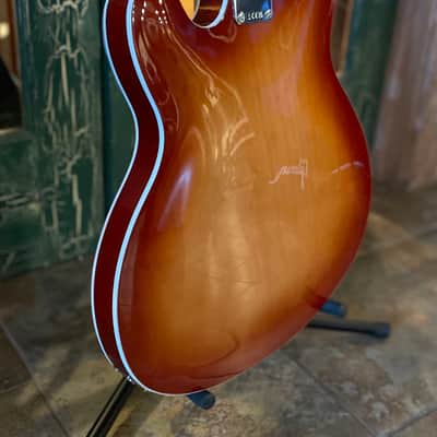 Squier Affinity Starcaster Deluxe HH Semi-Hollow Electric Guitar Sienna Sunburst image 17