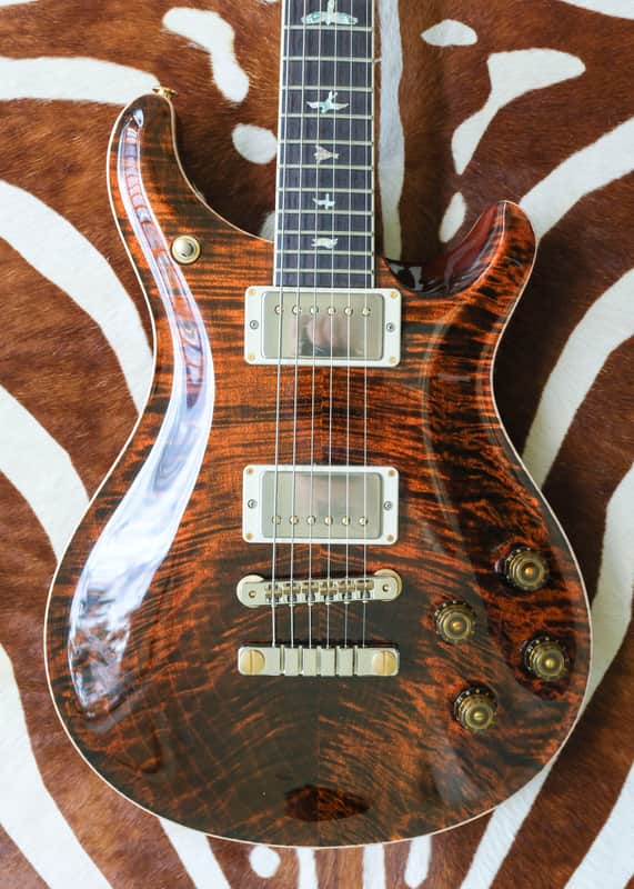 Stunning Guitar . . . Orange Tiger PRS McCarty 594 10-Top! image 1