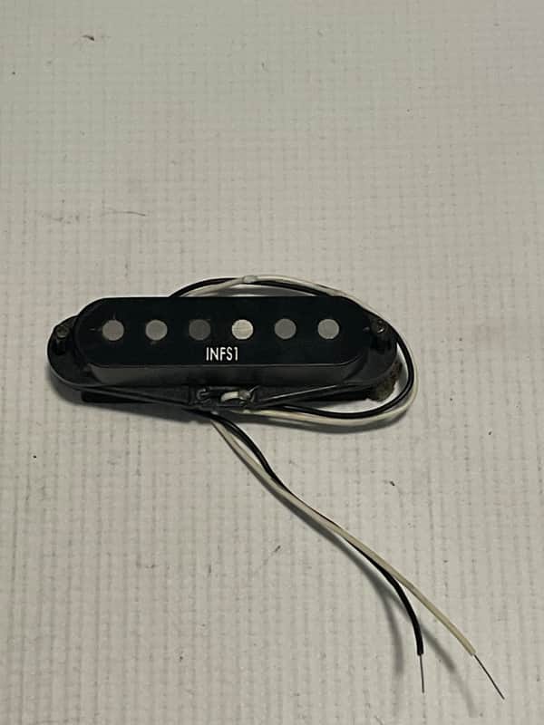 1990's Korean Ibanez RG470 RG Series INFS1 Black Middle Single Coil Guitar Pickup 9.14k image 1