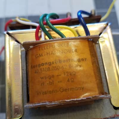 Telefunken 2380:1 [9500 Ohms] PAIR (2) 40.5108.050-62 Bv/Pv Vintage Output Transformer OT 12kOhm into 4 Ohm Tested Tube Amp Audio 1954-1960 image 3