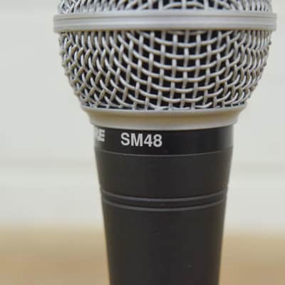 Shure SM48 Cardioid Dynamic Vocal Microphone (church owned) CG00HS7 image 2