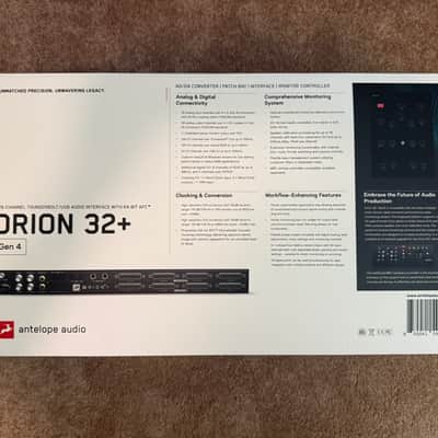 Antelope Audio Orion 32+ Gen4 Thunderbolt/USB Audio Interface (BRAND NEW) image 4