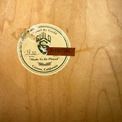 2003 USA Guild JF30 Black w/K&K. VIDEO image 13