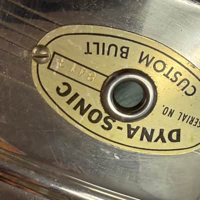 Rogers DYNA-SONIC 60’s snare drum custom built 8417 serial 60’s image 6