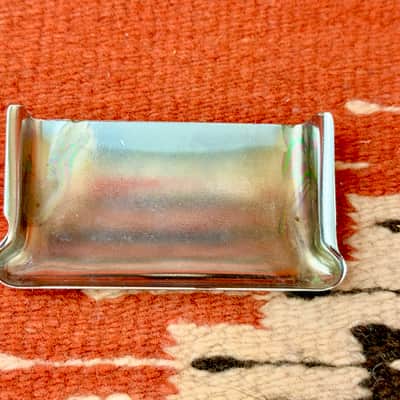 Vintage Fender Stratocaster Guitar Chrome Bridge Cover Circa 1960's 1970's image 3
