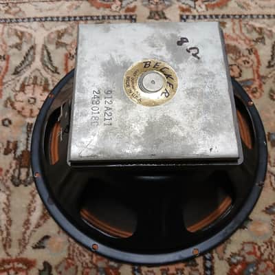 Becker 12" 8 ohm Bass Speaker Heavy Magnet Excellent Condition 70s-80s image 1