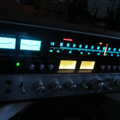 Vintage Sansui 9090DB Top Line Vintage Analoge Am/Fm Stereo Receiver, Wood Cab, 1970s, JAPAN, Ex Sound, Beauty, 125WPC 1970s Silver/Wood image 4