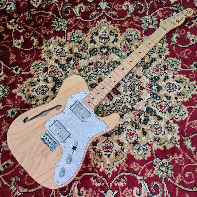 2007 Fender Japan TN-72 Thinline Telecaster Natural Reissue CIJ image 1