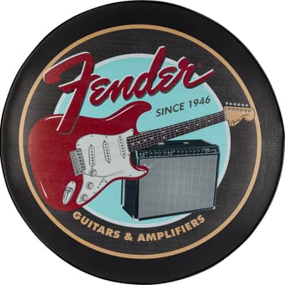 Fender Fender Guitars & Amps Pick Pouch Barstool Black/Black 30" image 3