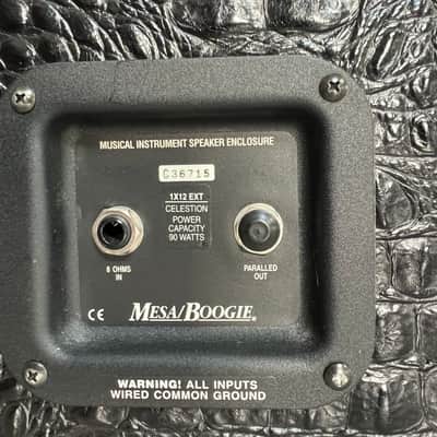 Mesa Boogie Wide Body Custom Crocodile mid 2000's ? - Black image 11