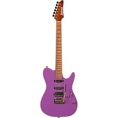 Ibanez LB1 VL Lari Basilio Signature Electric Guitar. Violet with Case image 3