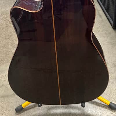 Yamaha A5R-VN Dreadnought with Electronics 2010s - Vintage Natural image 6