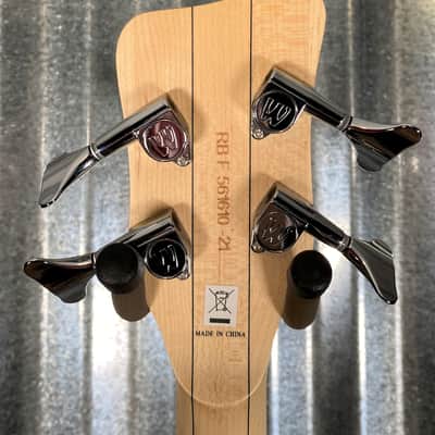 Warwick RockBass Corvette Basic Black Active Short Scale 4 String Bass & Bag Blem #1021 image 4