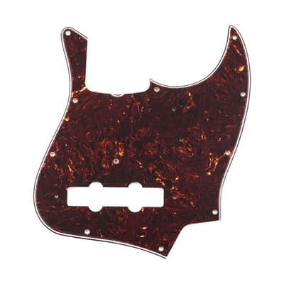 Fender Pure Vintage '64 11 Hole 4 Ply Jazz Bass Scratchplate/Pickguard (Brown Tortoise) image 1