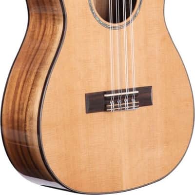Kala KA-SCAC-B8 Solid Cedar Top Acacia Baritone 8-String Ukulele image 1