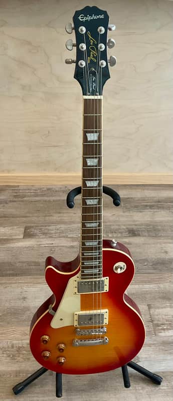 Epiphone Les Paul Standard Plus Top PRO - Left-Handed - Heritage Cherry Sunburst - w/ Hardshell Case image 1