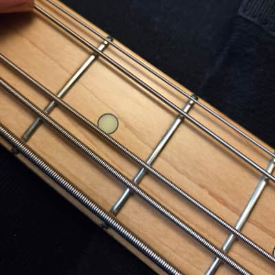 Xotic XJ-1T 5-String Active Jazz Bass – Excellent Condition – Natural Ash/Maple – Premium Hybrid Case. 9.6lbs image 9