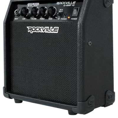Rockville G-AMP 10 Watt Guitar Amplifier+Guitar USB A Interface Recording Cable image 5
