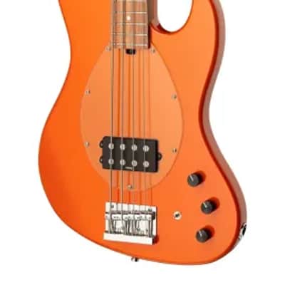 Sadowsky MetroExpress 21-Fret Vintage M Bass, Morado Fingerboard, 4-String - Solid Candy Apple Orange Metallic High Polish image 4