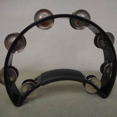 RhythmTech RT1010 Handheld Tambourine Black image 1