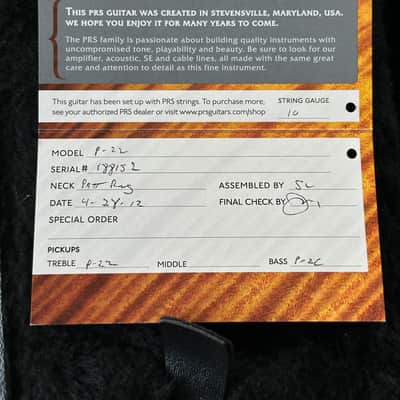 PRS Paul Reed Smith P22 Piezo & Stunning Greyblack Flametop Acoustic Tones image 9
