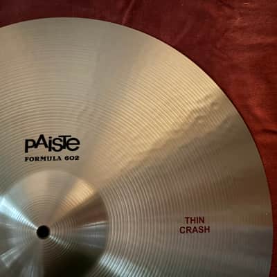 Paiste 22" Formula 602 Classic Thin Crash Cymbal 2011 - Present - Traditional image 6