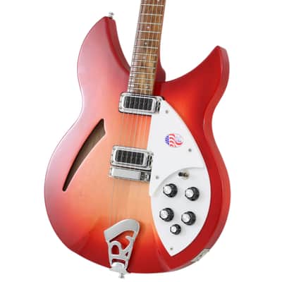 Rickenbacker 330 Semi Hollow Body Electric Guitar - Fireglo image 2